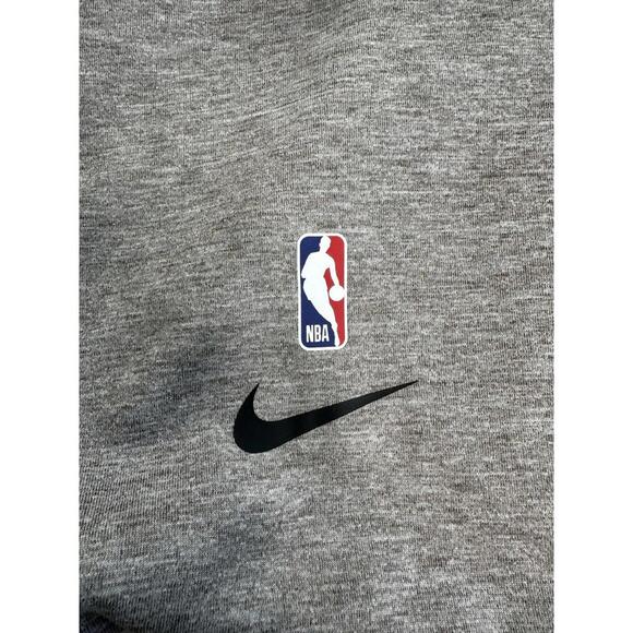 Boston Celtics Nike NBA Authentics Crewneck Sweatshirt Mens 2XL Pullover Gray - Picture 2 of 6